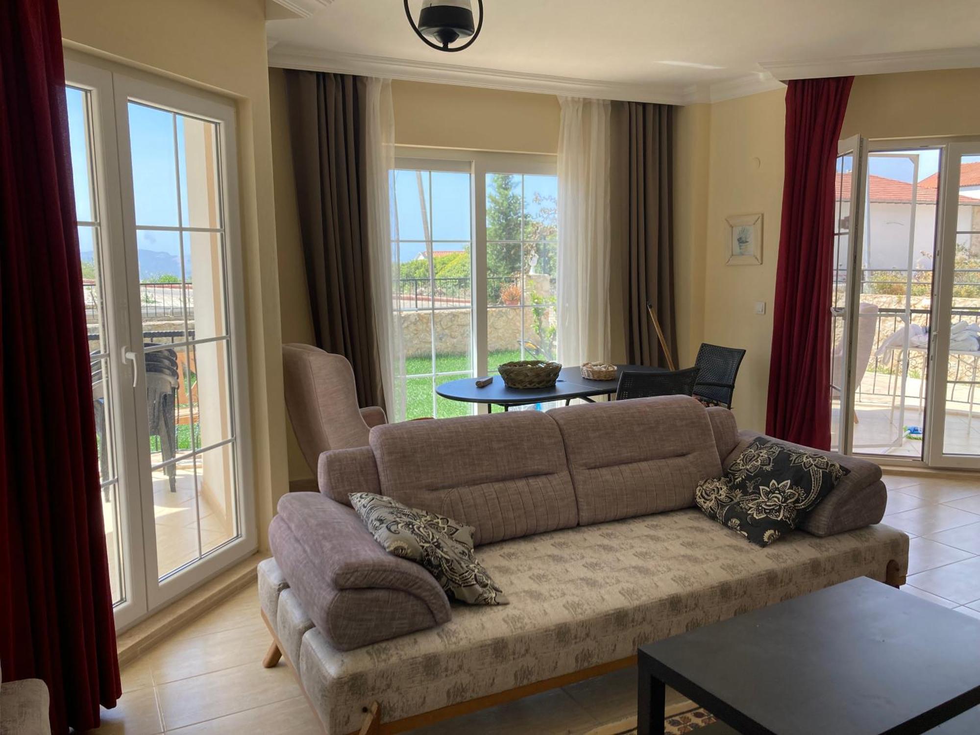 Apartment Guezey 3+1 Doga Ve Deniz Manzarali Kas